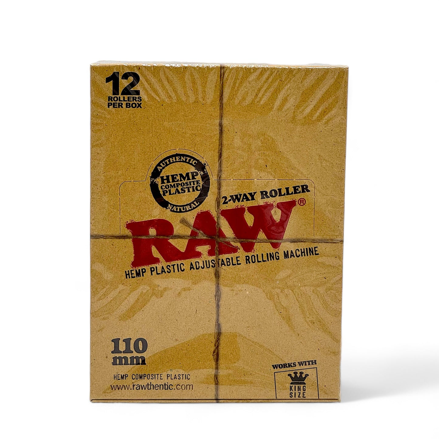 Raw Rolling Machine 2-Way Roller 110mm King Size - Pack of 12