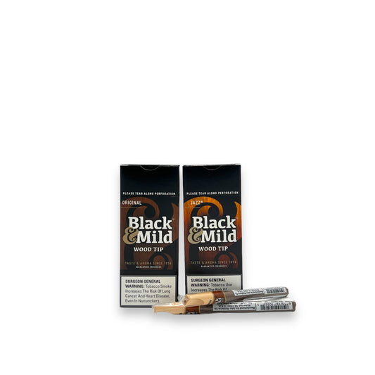 Black & Mild Cigars Box of 25 - Wooden tip