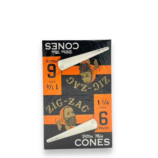 Zig Zag Cones - 1 1/4 size - 6pack