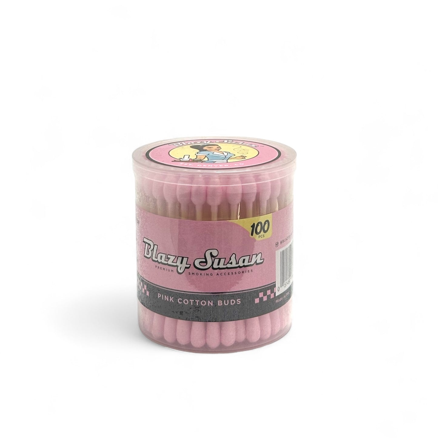 Blazy Susan - Cotton Buds Pink 100ct