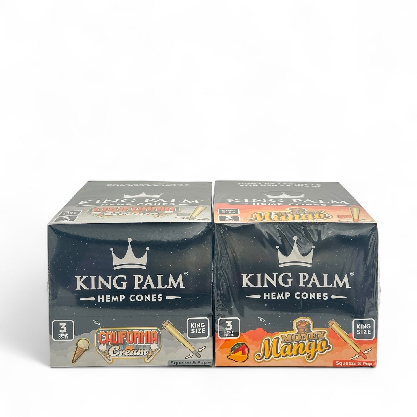 King Palm Cones - Hemp - King Size - 3pk 30ct