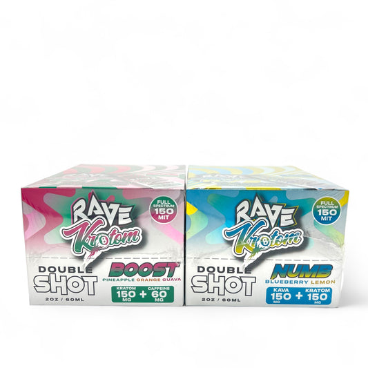 Rave Kratom Double Shot - Pack of 12