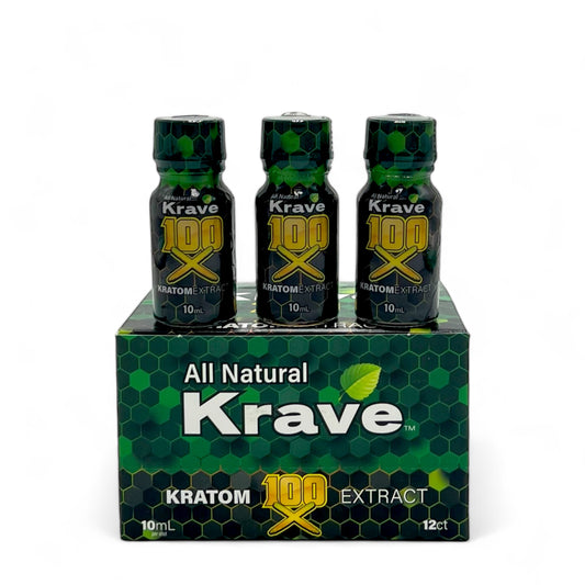 Krave Kratom Extract 100X - Pack of 12