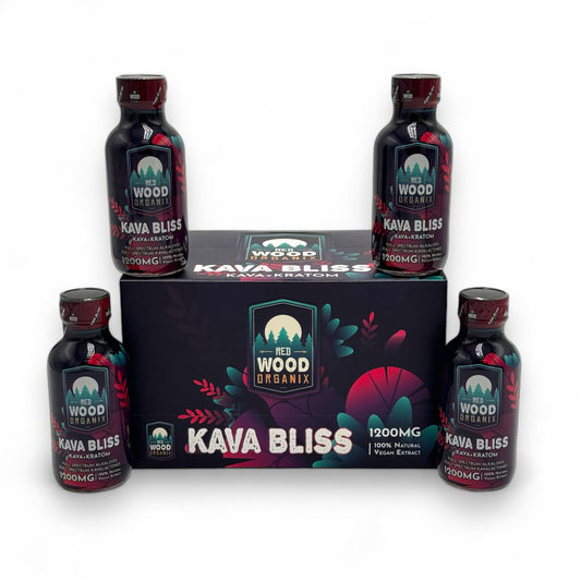 Red Wood Organix Kava Blis Kava + Kratom 1200MG - Pack of 12