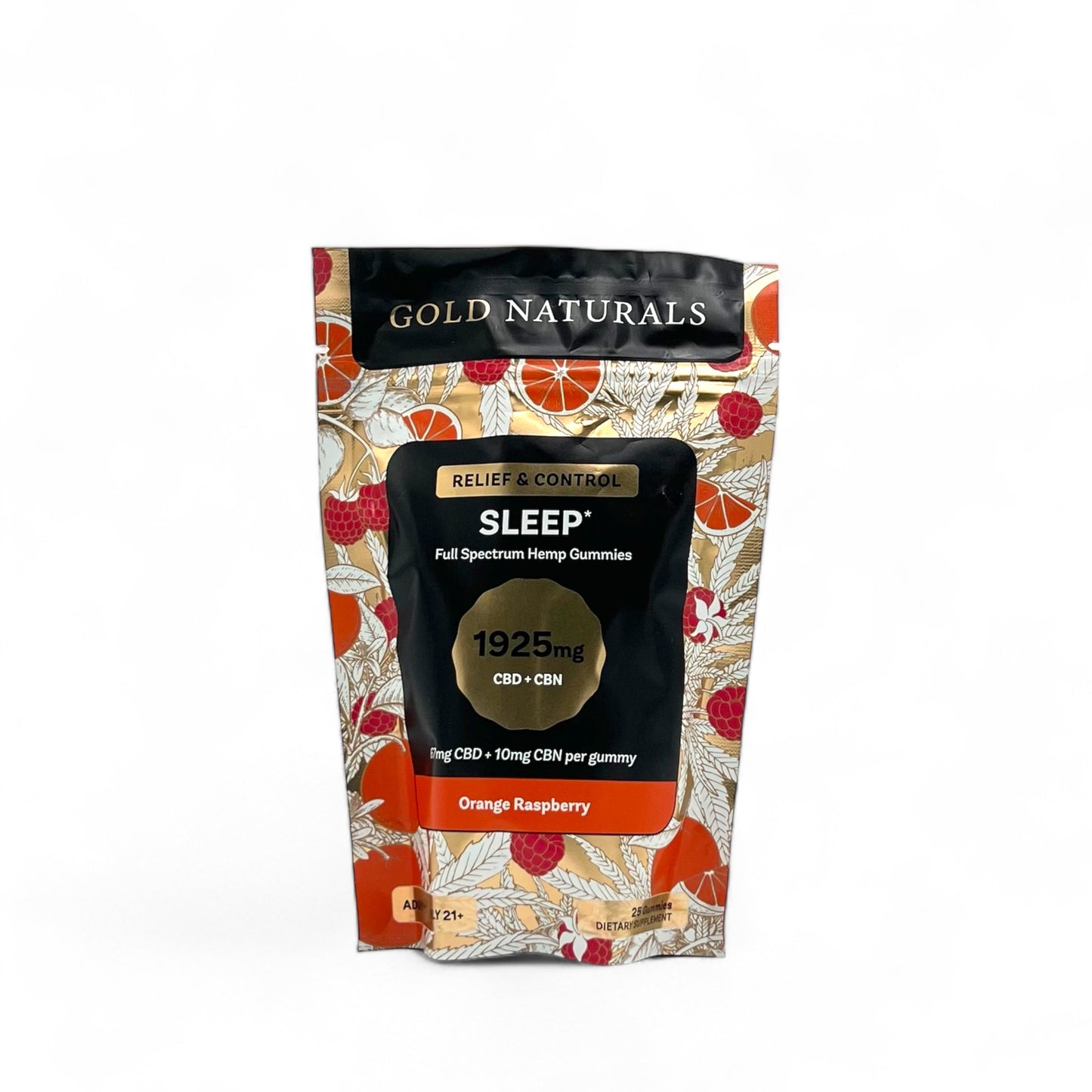 Gold Naturals CBD + CBN Sleep Gummies 1925MG - Pack of 25