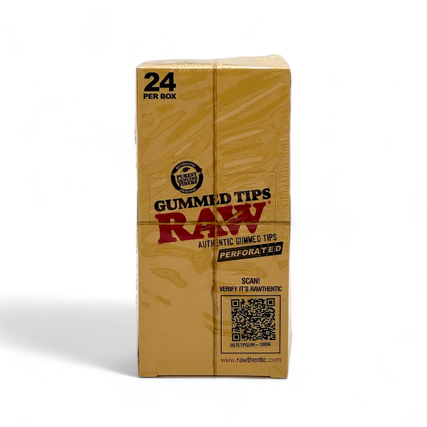 Raw Tips Gummed Tips - Pack of 24, 33 Tips/Pack