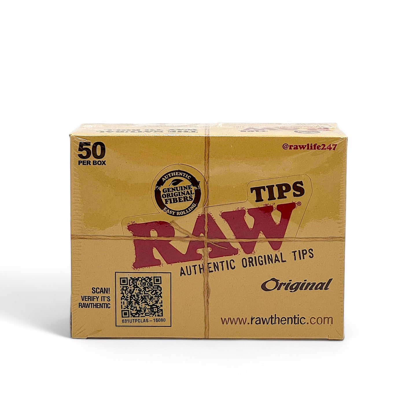 Raw Tips Original - Pack of 50, 50 Tips/Pack