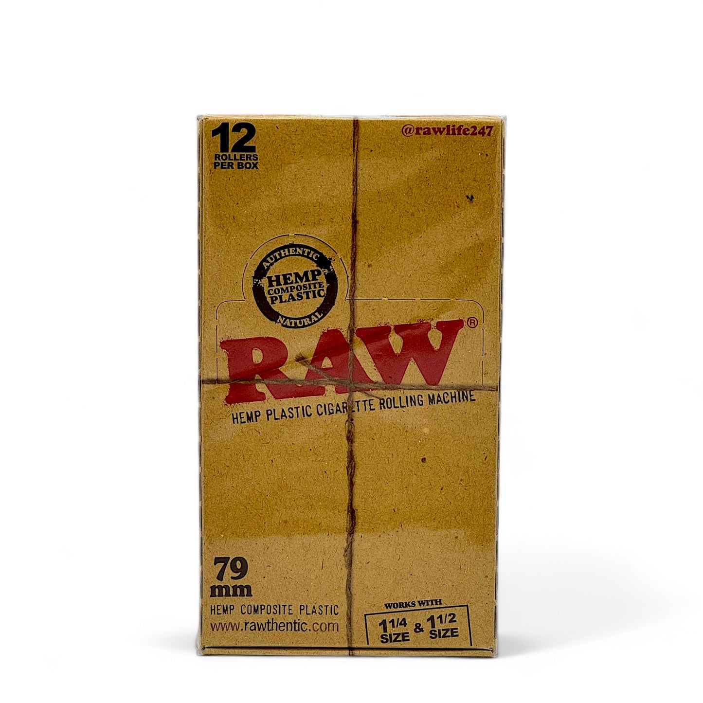 Raw Rolling Machine 1 1/4 & 1 1/2 79mm - Pack of 12