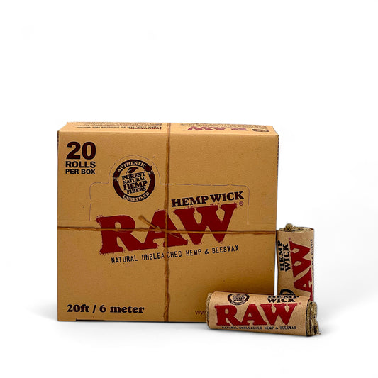 Raw Hemp Wick - Pack of 20, 20ft/Wick