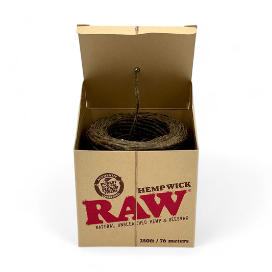 Raw Hemp Wick - 250ft / 76 Meters