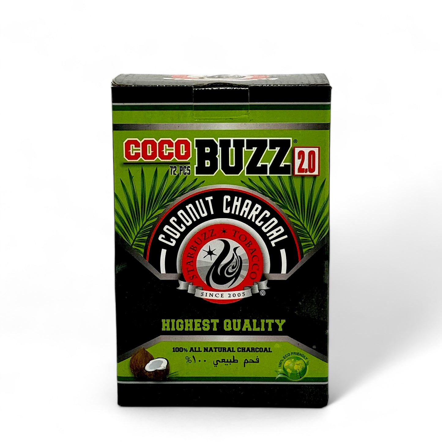 Starbuzz Coco Buzz 2.0 Coconut Charcoal - 72pcs