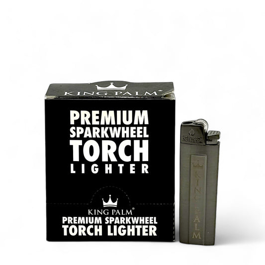 King Palm Premium Sparkwheel Torch Lighter - Pack of 12