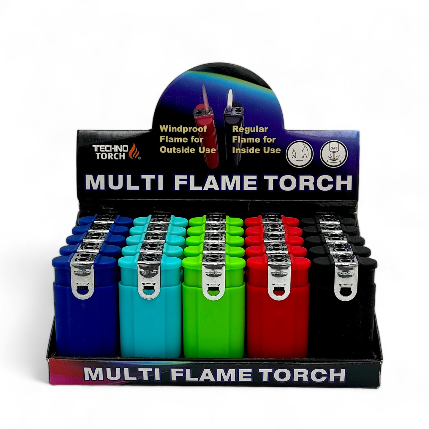 Techno Torch Dual Flame Torch - Pack of 25