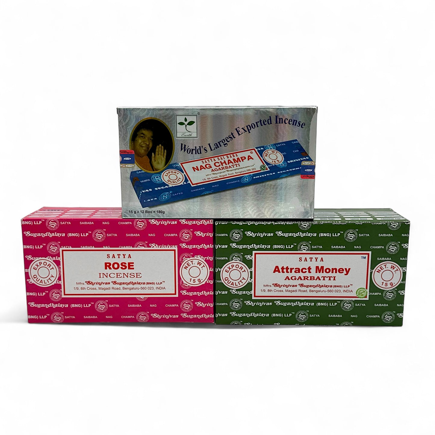 Satya Nag Champa Incense - Pack of 12