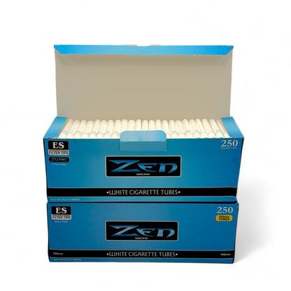 Zen Tubes White Cigarette Tubes - Pack of 250