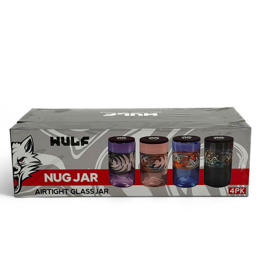 Wulf Glass Nugg Jar - Pack of 4