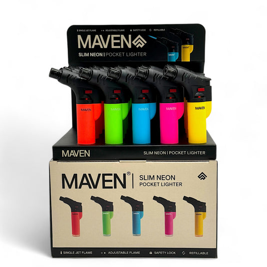 Maven Torch Slim Neon Edition - Pack of 20