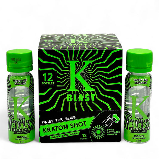 K Blast Kratom Shot 100MG - Pack of 12