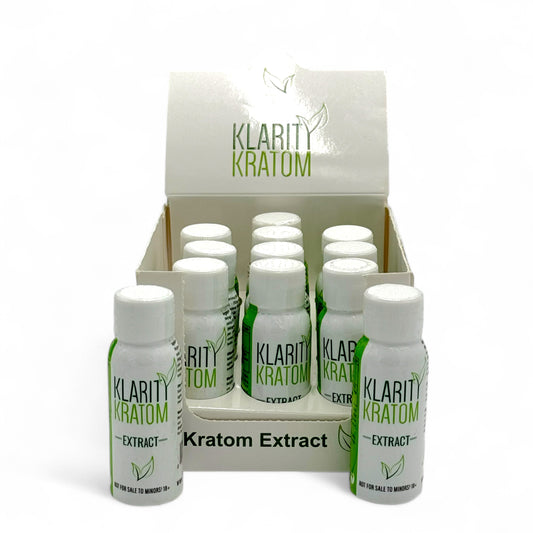 Klarity Kratom Liquid Extract 350MG - Pack of 12