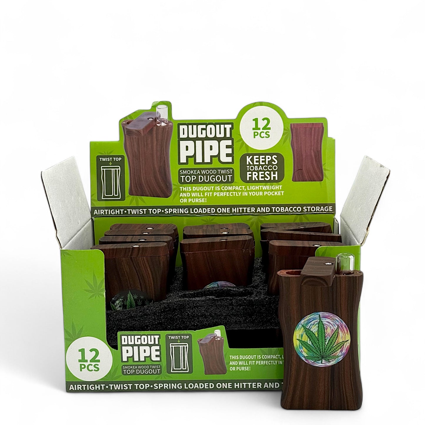 Dugout Pipe - Pack of 12