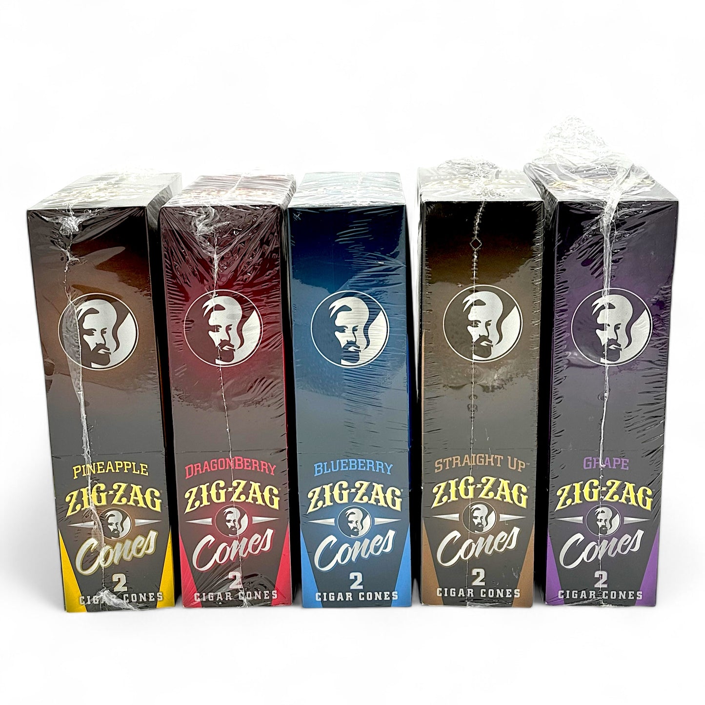 Zig Zag Cigar Cones - Pack of 15, 2 Count