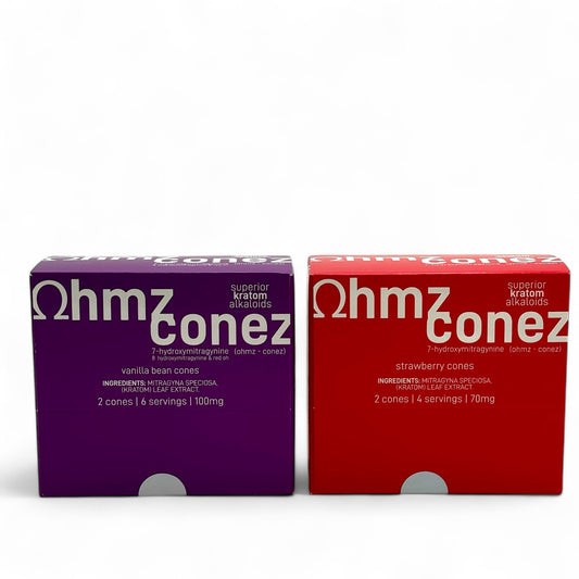 ohmZ Conez 7-Hydroxymitragynine 2 count - Pack of 8