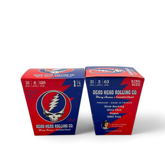 Blazy Susan X Grateful Dead Cones-Dead Head White