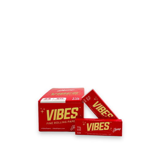 Vibes Fine Rolling Papers - 1 1/4 size - 24pk