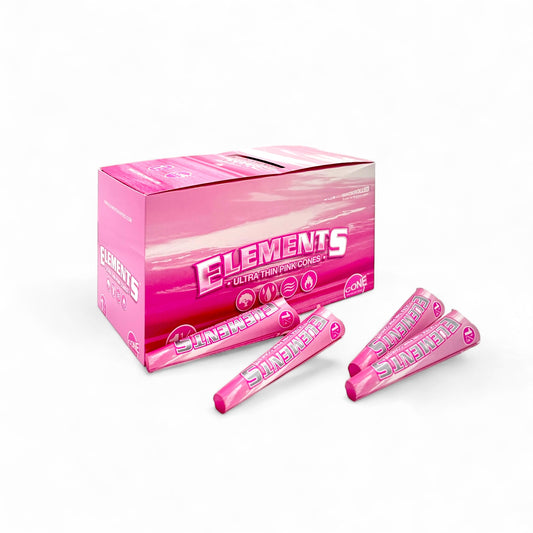 Elements Pink Cone 1 1/4 32/6pk