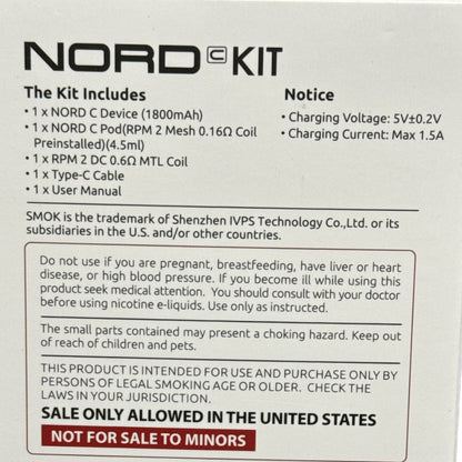 Nord C Pod Kit - Smok