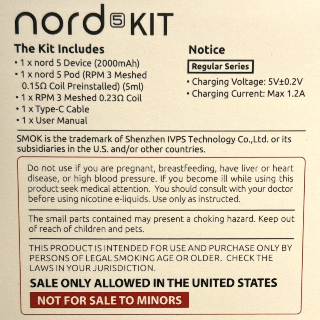 Nord 5 Pod Kit - Smok